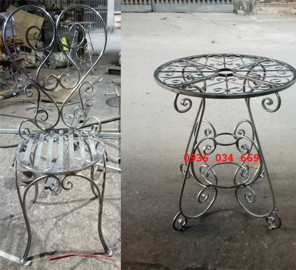 1 Bàn sắt, bàn sofa sắt, gia công bàn sắt