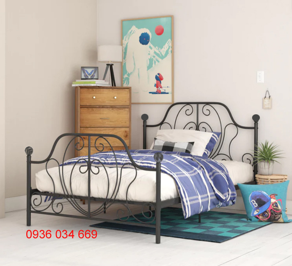 8 Giường sắt nghệ thuật, giường sắt đẹp, giường sắt giá rẻ 8 Giường sắt nghệ thuật, giường sắt đẹp, giường sắt giá rẻ