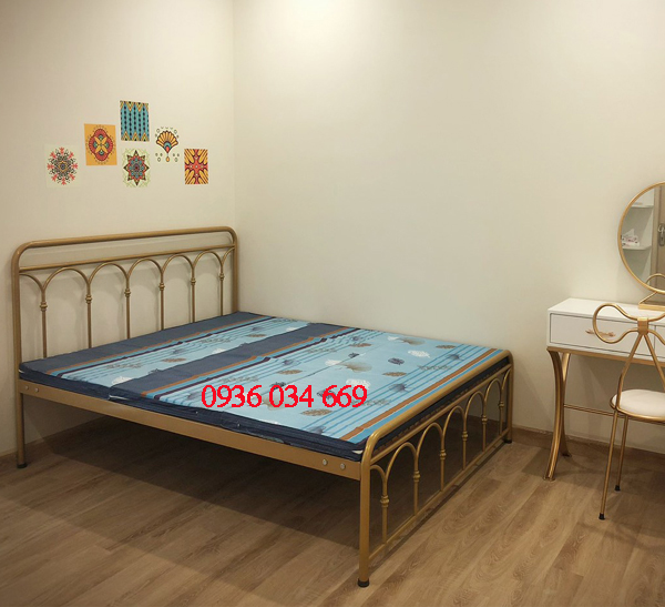 18 Mẫu giường sắt đơn giản đẹp sang trọng phù hợp gia đình có trẻ nhỏ