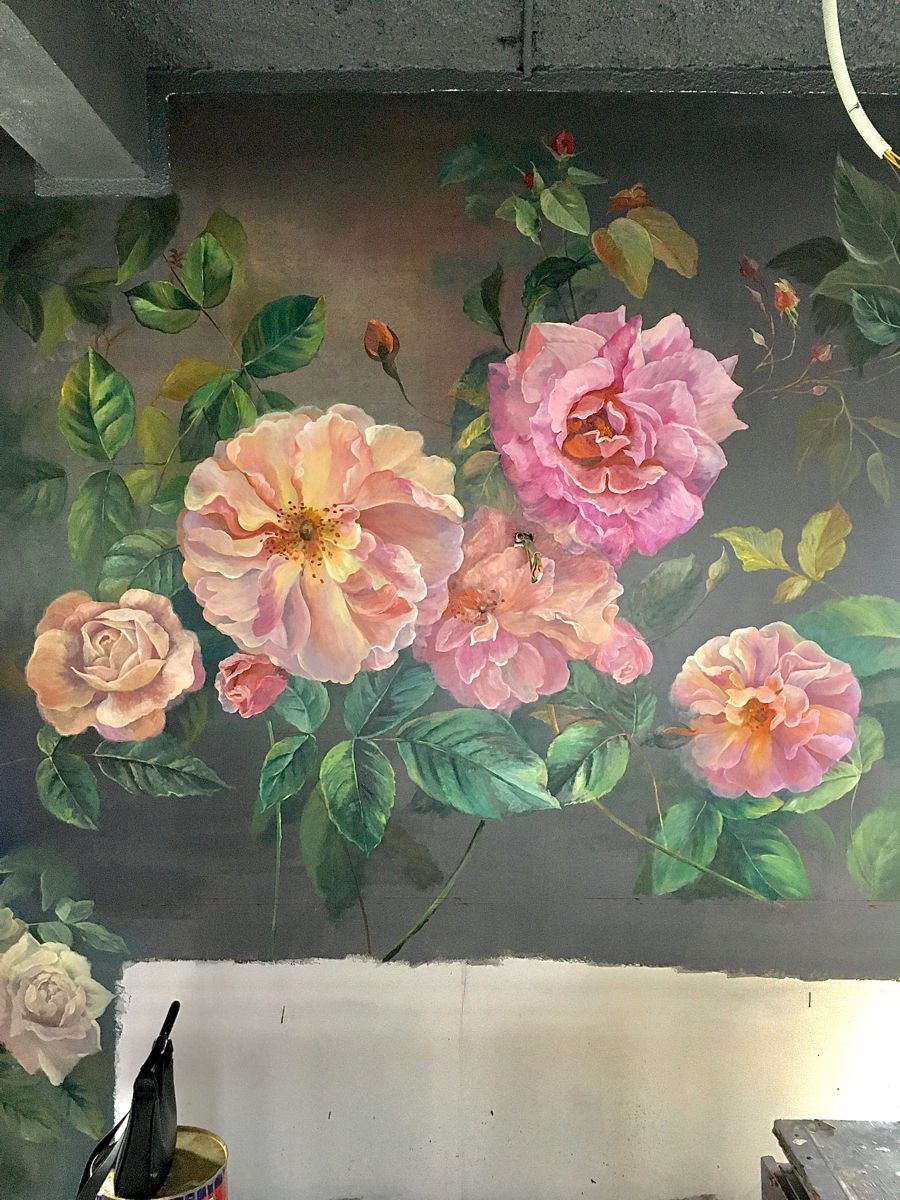 Vẽ tranh tường giá rẻ 3d Hà Nội