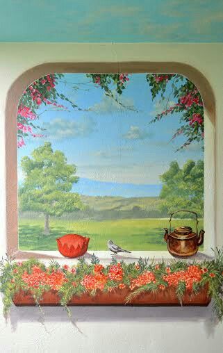 5 Vẽ tranh tường giá rẻ 3d Hà Nội