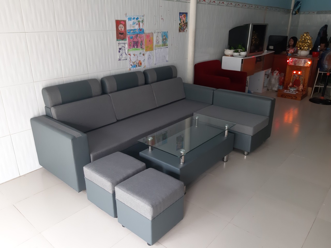 13 Bộ sofa vải ngoại nhập