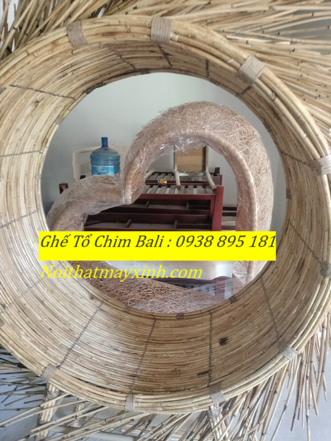 4 Ghế tổ chim bali checkin hình tròn, swing bali