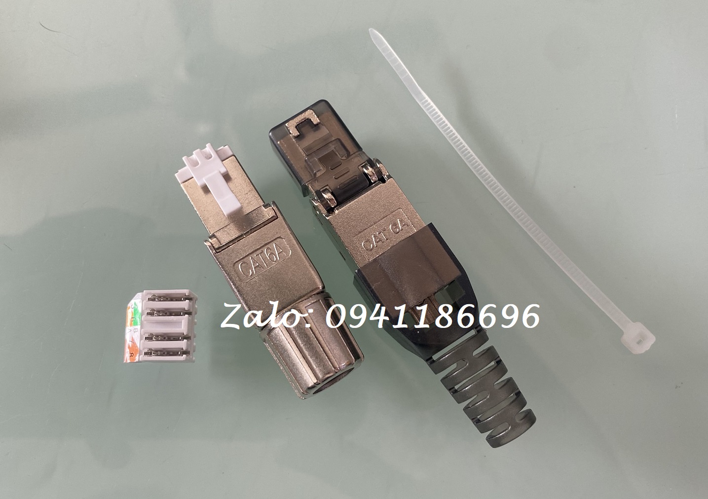 13 Hạt công nghiệp CAT6A không dùng TOOL Ancomteck chuẩn công nghiệp, mã hiệu ACT-S6A-UK