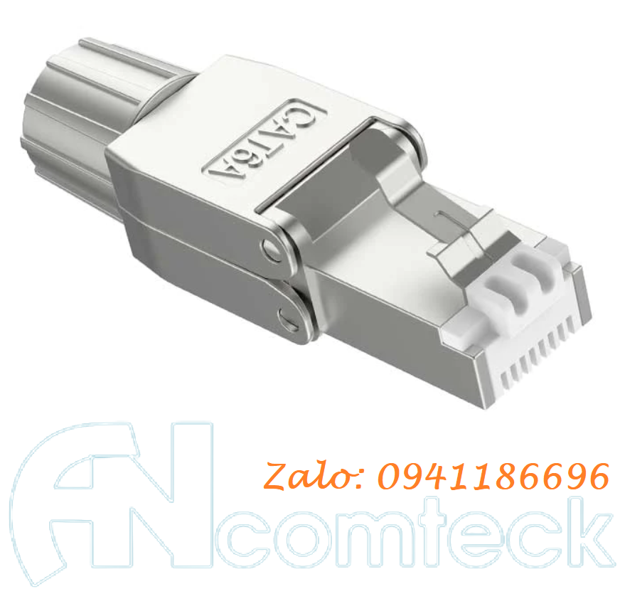 Giắc cắm chuẩn công nghiệp Cat6A không cần dùng tool Ancomteck, mã hiệu ACT-S6A-UK Giắc cắm chuẩn công nghiệp Cat6A không cần dùng tool Ancomteck, mã hiệu ACT-S6A-UK