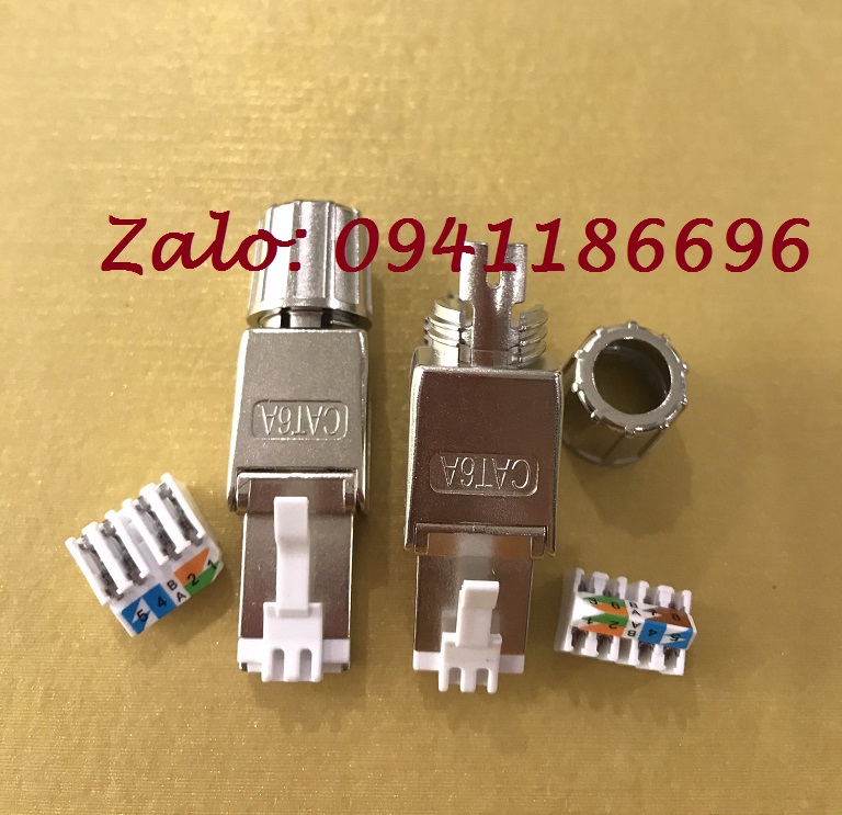 6 Giắc cắm chuẩn công nghiệp Cat6A không cần dùng tool Ancomteck, mã hiệu ACT-S6A-UK 6 Giắc cắm chuẩn công nghiệp Cat6A không cần dùng tool Ancomteck, mã hiệu ACT-S6A-UK