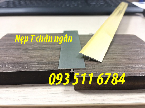 2 Nẹp T20 nhôm chân ngắn Nẹp L30 nhôm kết thúc Nẹp góc V Inox