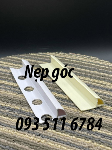 1 Nẹp nhôm inox góc tròn cạnh tường