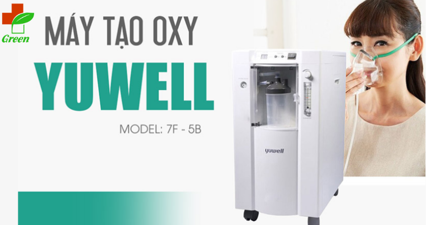 4 Máy tạo Oxy Yuwell 7F 5B, chính hãng, giá tốt tại Y tế Green Thanh Hoá