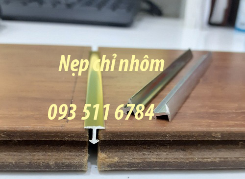 2 Nẹp trang trí T6mm nhôm Nẹp nhôm T40mm Nẹp MF12 kết thúc sàn