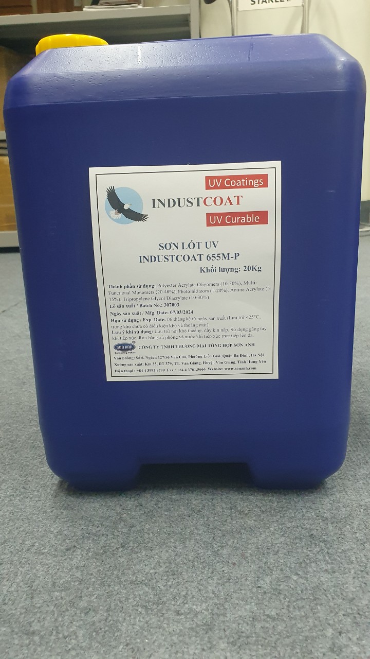 Sơn lót UV sàn SPC IndustCoat 655M-P Sơn lót UV sàn SPC IndustCoat 655M-P