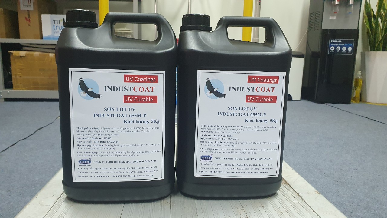 1 Sơn lót UV sàn SPC IndustCoat 655M-P 1 Sơn lót UV sàn SPC IndustCoat 655M-P