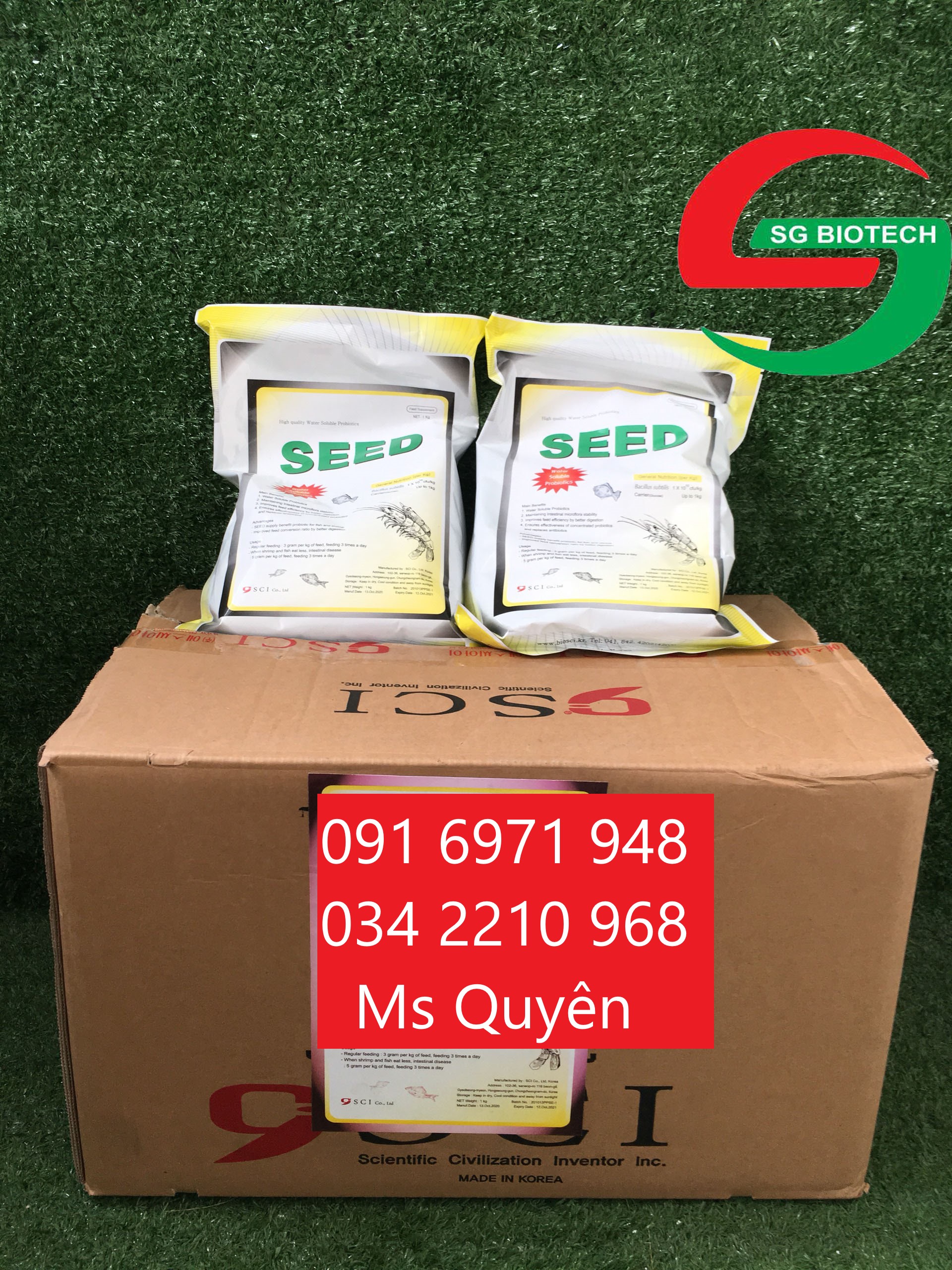 Mua bán sỉ men sống đường ruột SEED Hàn Quốc cho vật nuôi