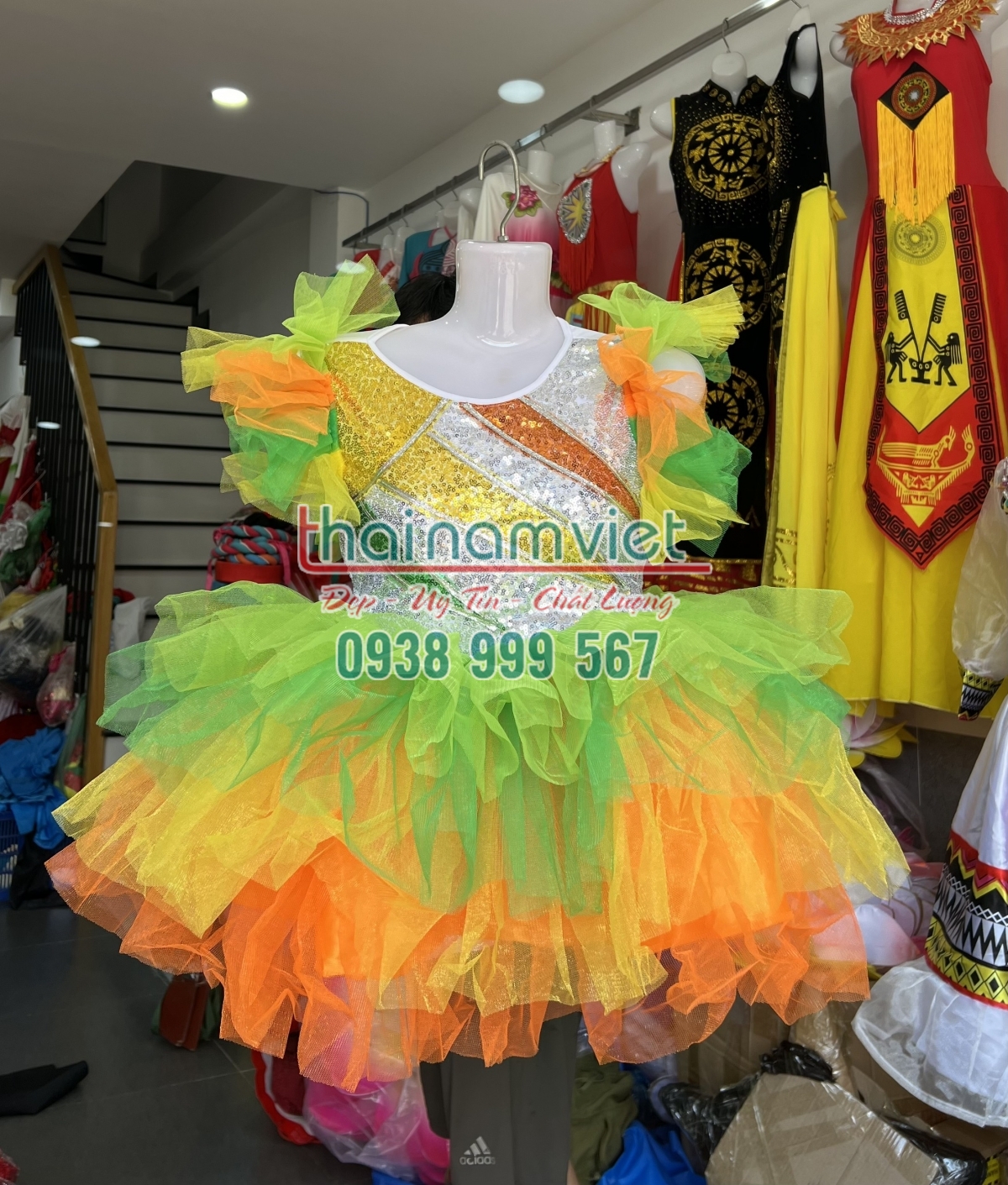 6 May bán cho thuê trang phục váy múa trẻ em tại tphcm