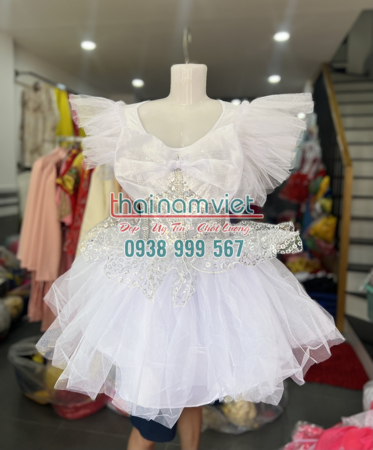 10 May bán cho thuê trang phục váy múa trẻ em tại tphcm