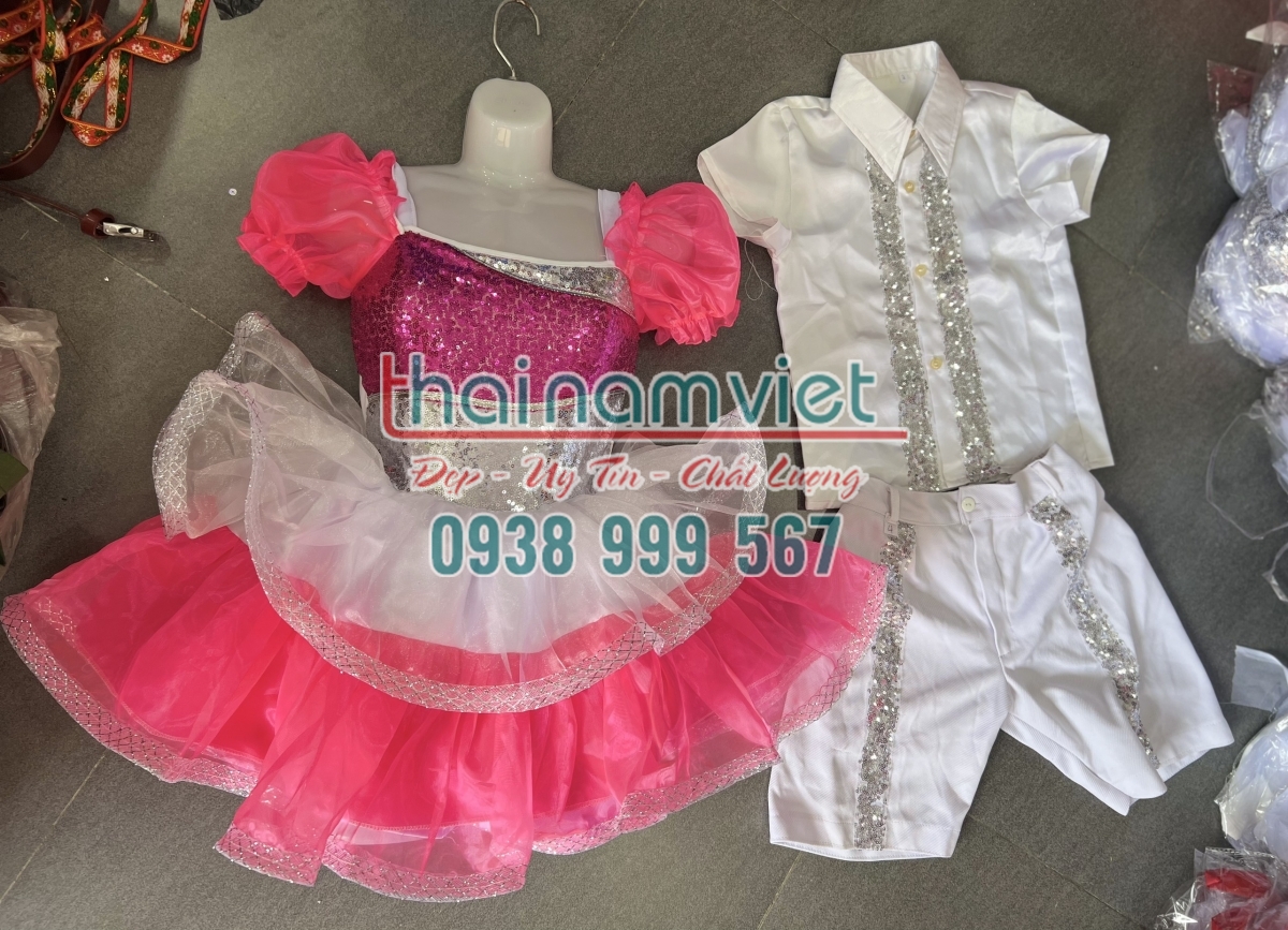 13 May bán cho thuê trang phục váy múa trẻ em tại tphcm
