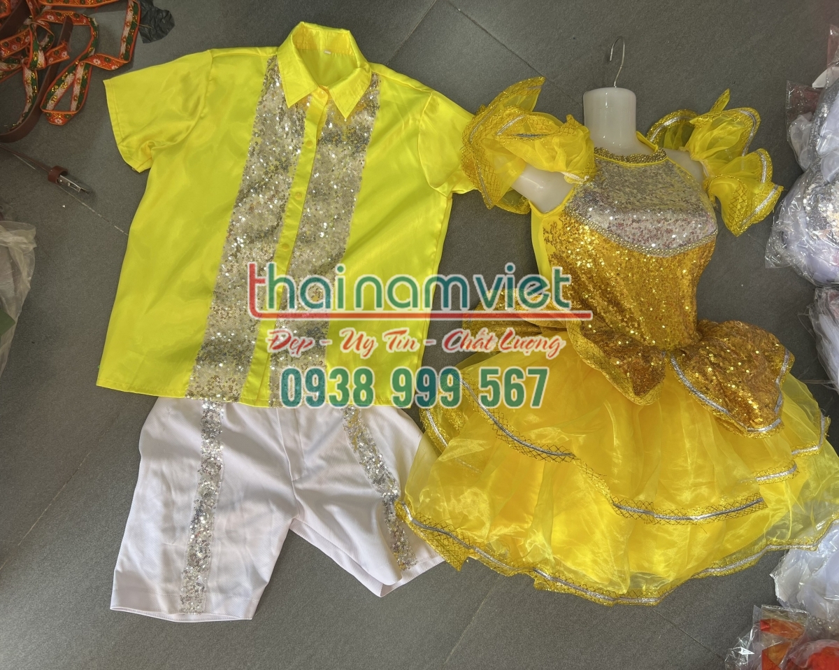15 May bán cho thuê trang phục váy múa trẻ em tại tphcm
