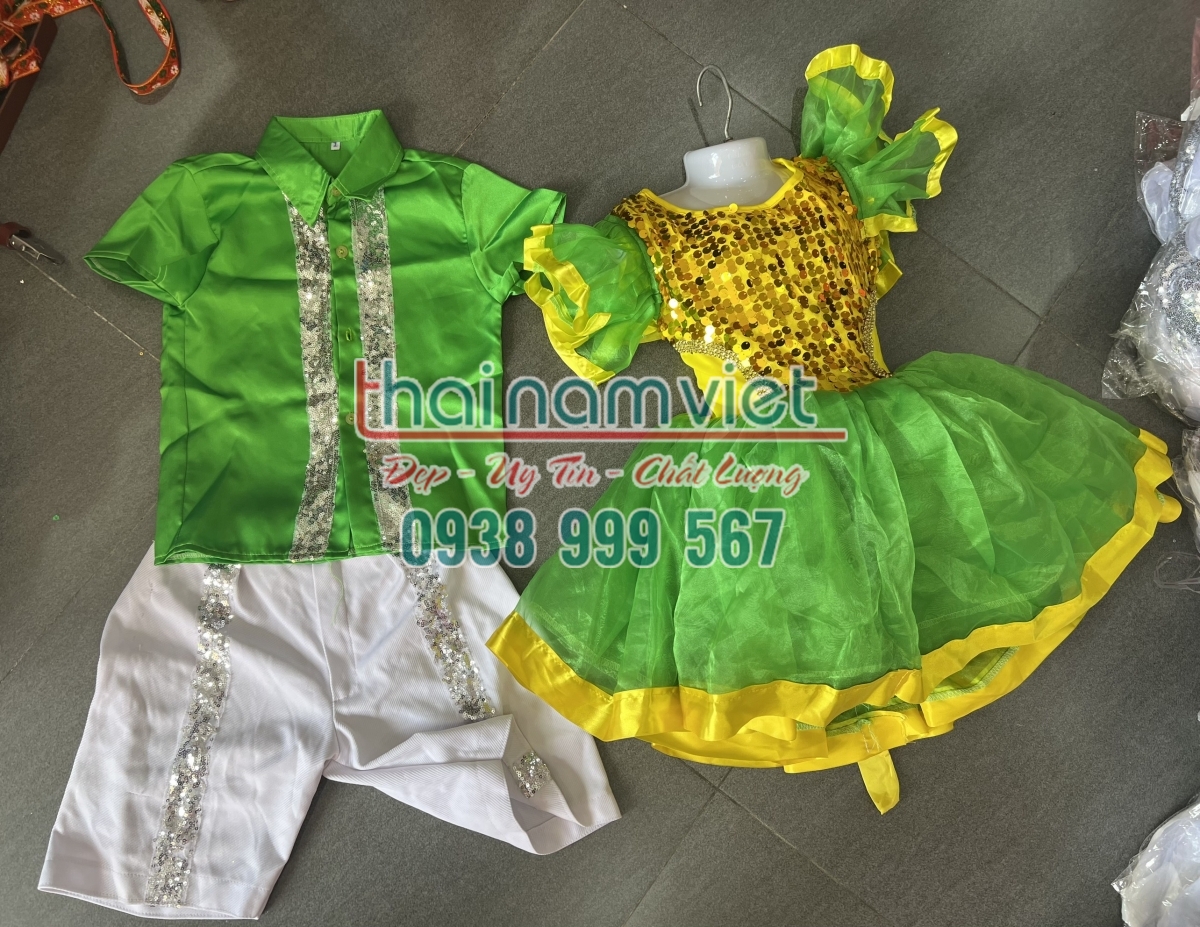 16 May bán cho thuê trang phục váy múa trẻ em tại tphcm
