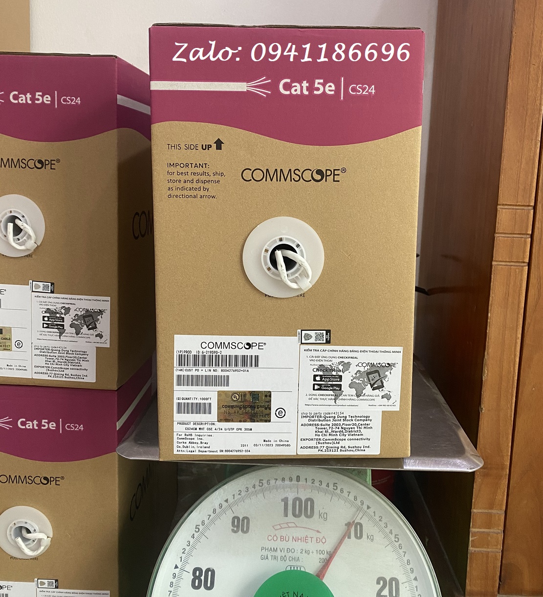 8 Cáp mạng CAT6A FTP-STP bọc bạc chống nhiễu, Ancomteck mã K ACT-BOX305-6AWHITE