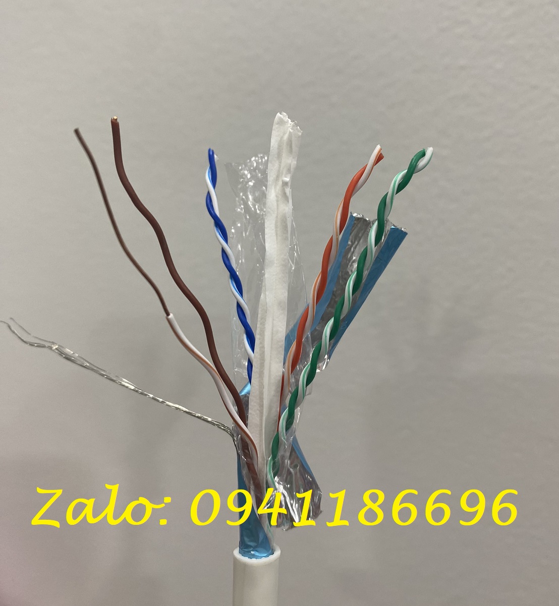 2 Cáp mạng CAT6A FTP-STP bọc bạc chống nhiễu, Ancomteck mã K ACT-BOX305-6AWHITE