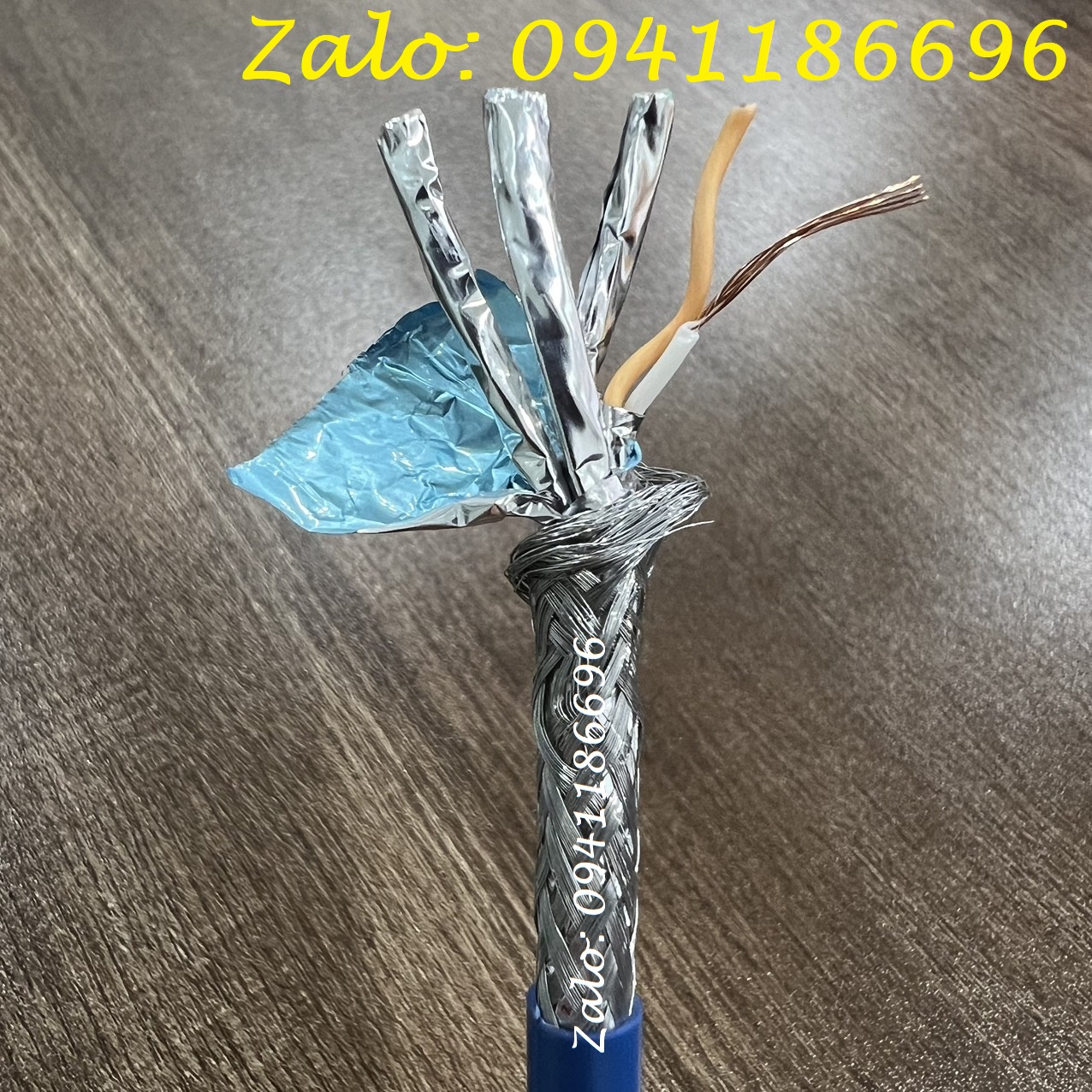 2 Cáp Mạng Thang Máy Cat7 lõi mềm 23AWG BLUE 305m/Cuộn Chính Hãng   Giá Tốt Nhất