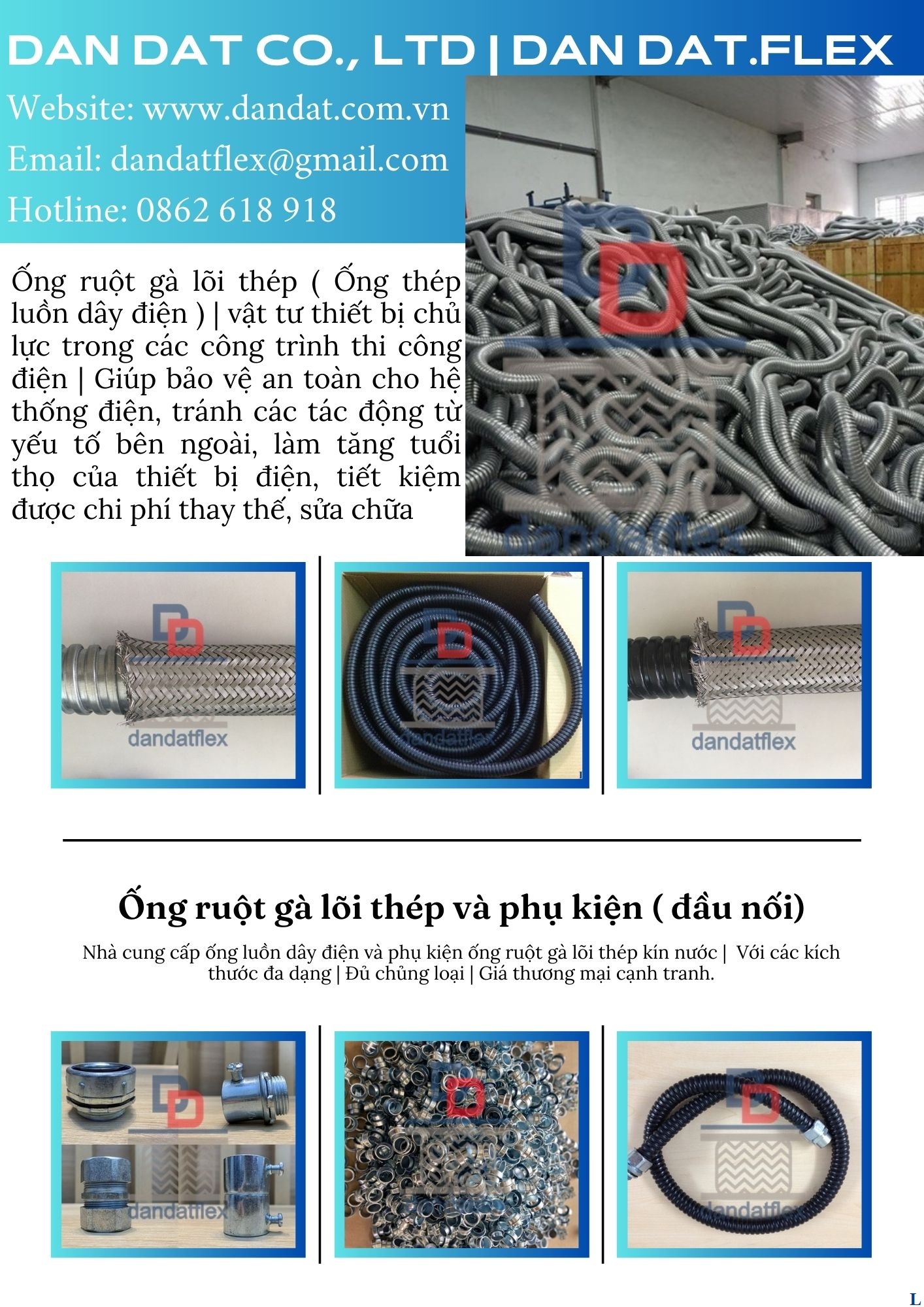 4 Ống luồn dây điện lõi thép, ống thép mạ kẽm nhúng nóng, ruột gà chống cháy 4 Ống luồn dây điện lõi thép, ống thép mạ kẽm nhúng nóng, ruột gà chống cháy