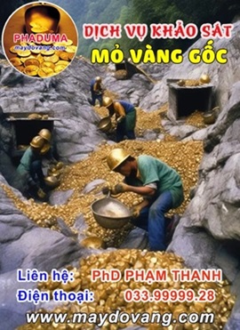 Dịch vụ khảo sát thăm dò mỏ vàng gốc