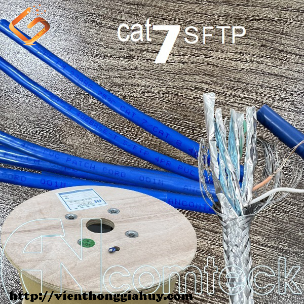 4 Cáp Mạng Cat7 S/FTP 4 Pair 23AWG LSZH BLUE 305m/Cuộn  Chính Hãng   Giá Tốt Nhất 4 Cáp Mạng Cat7 S/FTP 4 Pair 23AWG LSZH BLUE 305m/Cuộn  Chính Hãng   Giá Tốt Nhất