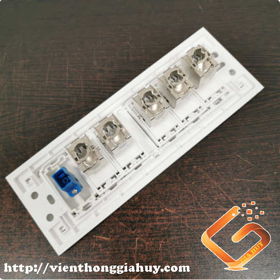 Nhân mạng âm tường Cat6A  Ancomteck lắp cho mặt wide âm tường.