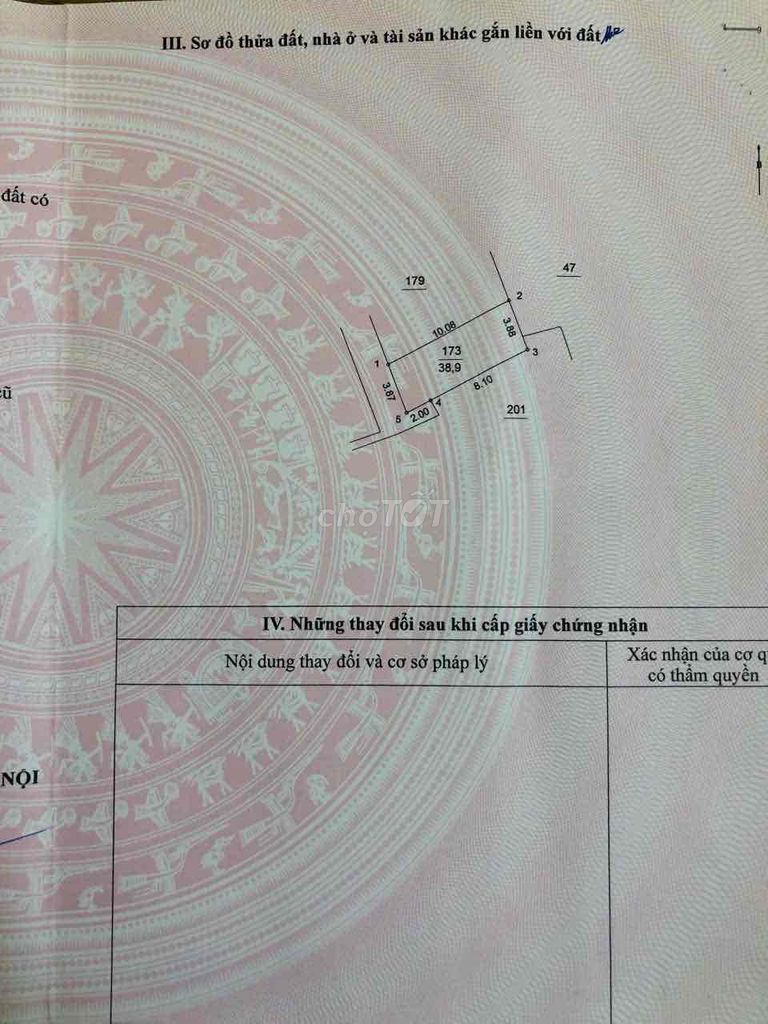2 Cần bán đất SĐCC, gần 40m tổ 5 Đồng Mai, Hà Đông