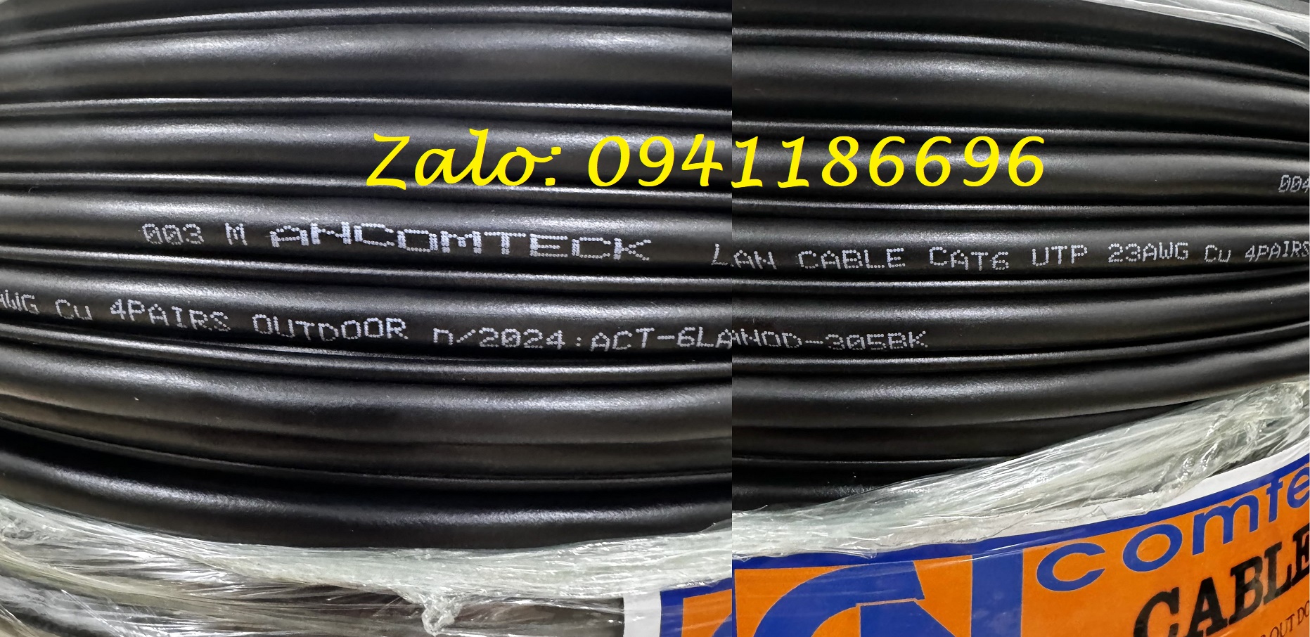 2 Đại lý phân phối độc quyền cáp mạng ngoài trời Cat6 UTP có gia cường mã  ACT-6LANOD-305BK 2 Đại lý phân phối độc quyền cáp mạng ngoài trời Cat6 UTP có gia cường mã  ACT-6LANOD-305BK