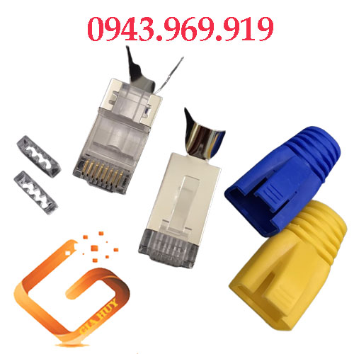 Đầu chụp mạng CAT6A-CAT7 Chuyên dùng cho cáp mạng Cat6A.Cat7.Cat8 ACT-BC678-P100 Đầu chụp mạng CAT6A-CAT7 Chuyên dùng cho cáp mạng Cat6A.Cat7.Cat8 ACT-BC678-P100