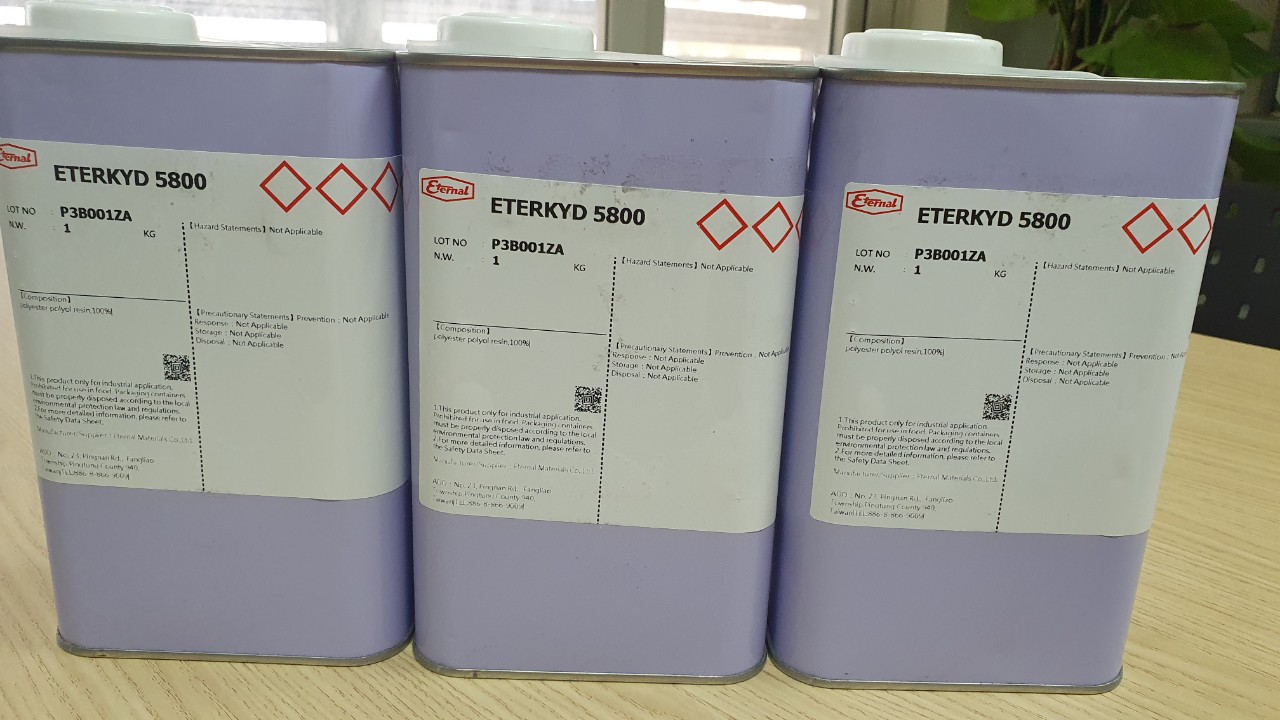 1 Phụ gia xúc tác kết dính Eterkyd 5800 tăng bám dính cho sơn 1 Phụ gia xúc tác kết dính Eterkyd 5800 tăng bám dính cho sơn