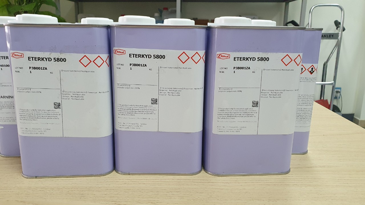 Phụ gia xúc tác kết dính Eterkyd 5800 tăng bám dính cho sơn Phụ gia xúc tác kết dính Eterkyd 5800 tăng bám dính cho sơn