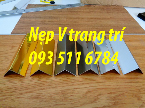 3 Bán nẹp V nhôm Cung cấp nẹp V Inox trang trí