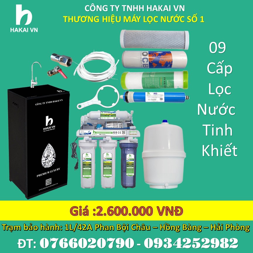 2 Máy lọc nước bảo hành 05 năm chi phí thay lõi cực rẻ chỉ 70.000 cho 3 quả lọc thô