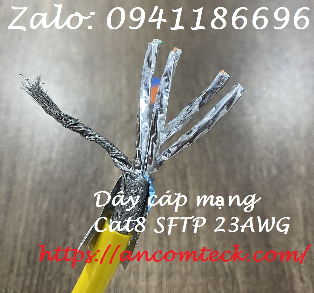 13 Cáp mạng Cat6 UTP CommScope mã 1427254-6,cáp thang máy Cat7/ Cat8 SFTP sẵn số lượng