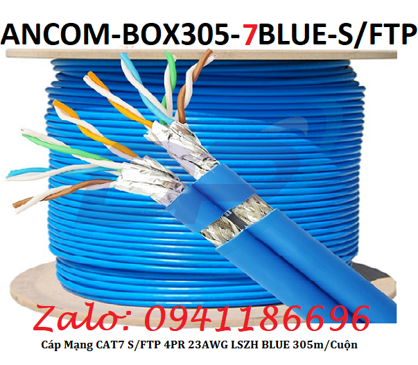 16 Cáp mạng Cat6 UTP CommScope mã 1427254-6,cáp thang máy Cat7/ Cat8 SFTP sẵn số lượng