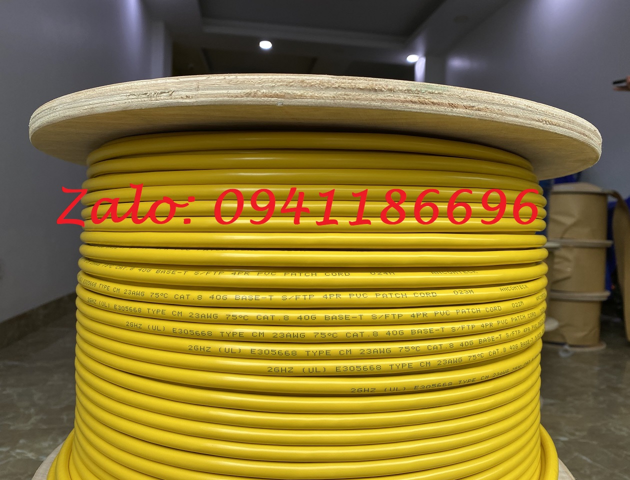 11 Cáp Mạng Thang Máy Cat7 lõi mềm 23AWG BLUE 305m/Cuộn Chính Hãng   Giá Tốt Nhất