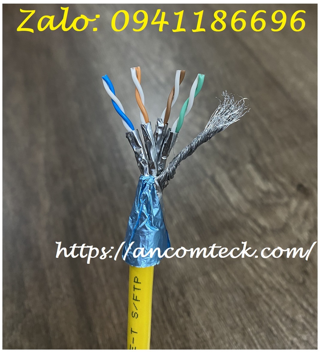 13 Cáp Mạng Thang Máy Cat7 lõi mềm 23AWG BLUE 305m/Cuộn Chính Hãng   Giá Tốt Nhất