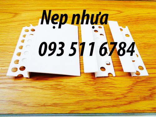 2 Nẹp nhựa giá rẻ nẹp tô tường nẹp chặn vữa trát góc