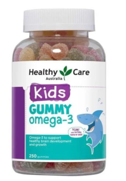 1 Kẹo Dẻo Bổ Mắt Cho Bé Healthy Care Kids Gummy Omega-3 250 Viên