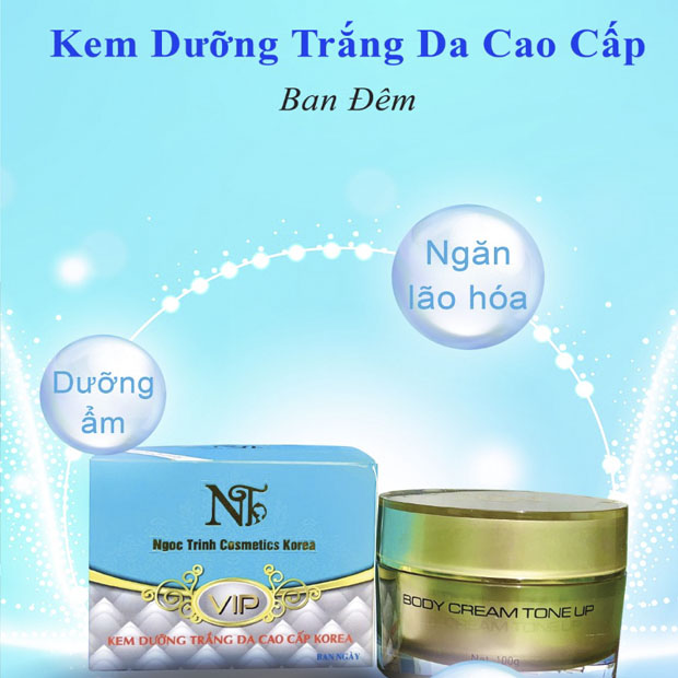 2 Kem Dưỡng Trắng Da Body Ban Đêm Ngọc Trinh: Sản Phẩm Tiêu Biểu trong Làm Đẹp