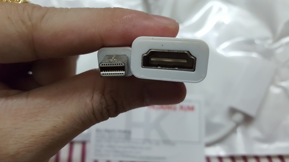 3 Cáp Mini Displayport To HDMI - Dùng để nối laptop với tivi