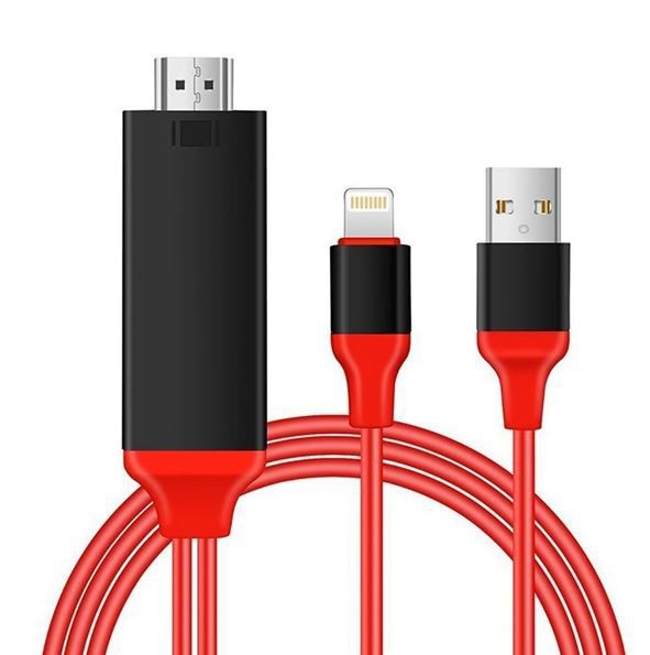 2 Cáp Lightning to HDMI - Cáp chuyển tín hiệu Lightning To HDMI - Siêu xịn - Kết nối sang tivi, TV, má