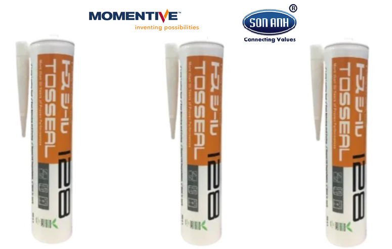 1 Keo silicone axít Tosseal 128 Cửa sổ và kính 1 Keo silicone axít Tosseal 128 Cửa sổ và kính