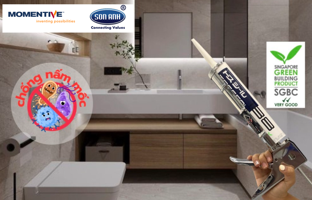 4 Keo silicone chống nấm mốc Tosseal 188 Bếp và nhà tắm