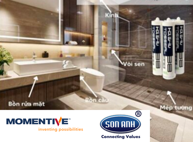 5 Keo silicone chống nấm mốc Tosseal 188 Bếp và nhà tắm