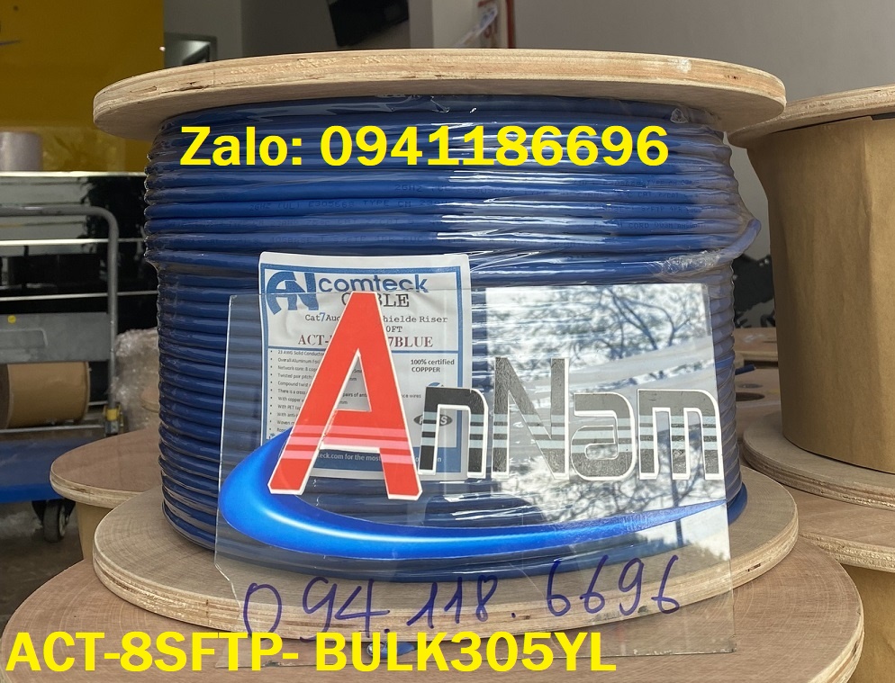 6 Hạt mạng Cat8 chính hãng Ancomteck chuyên dùng cho cáp FTP-SFTP mã ACT-F8S-P100