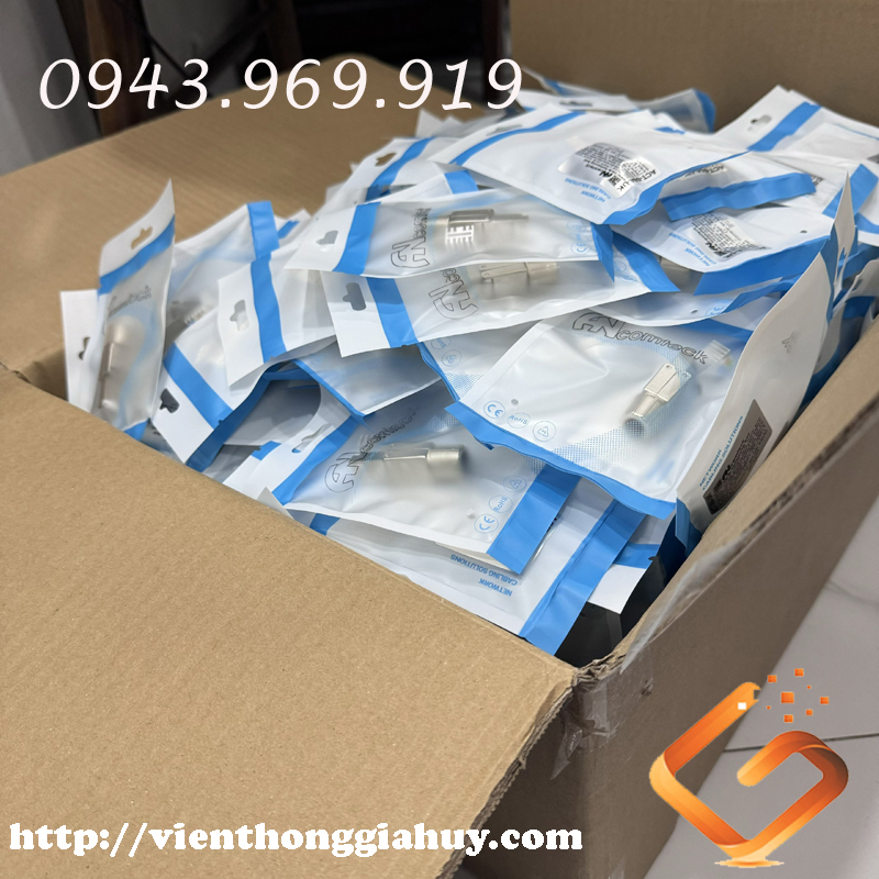 Hạt CAT6A không dùng TOOL Ancomteck chuẩn công nghiệp , mã hiệu ACT-S6A-UK